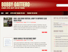 Tablet Screenshot of bobbydattero.com